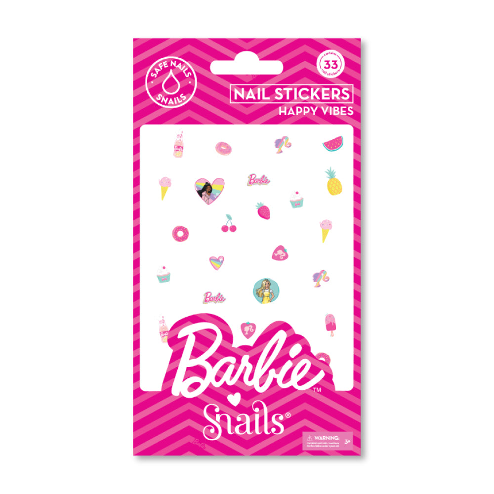 Nail Stickers  Barbie Snails â€“ Happy Vibes by Snails for kids - dolls