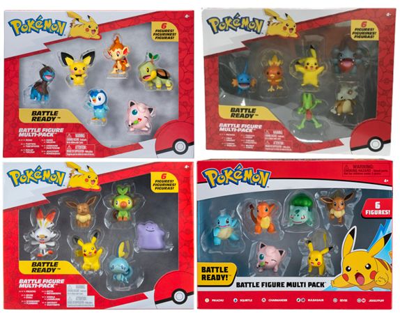 Pokemon Battle Figure Multi 6Pack 2 Asst