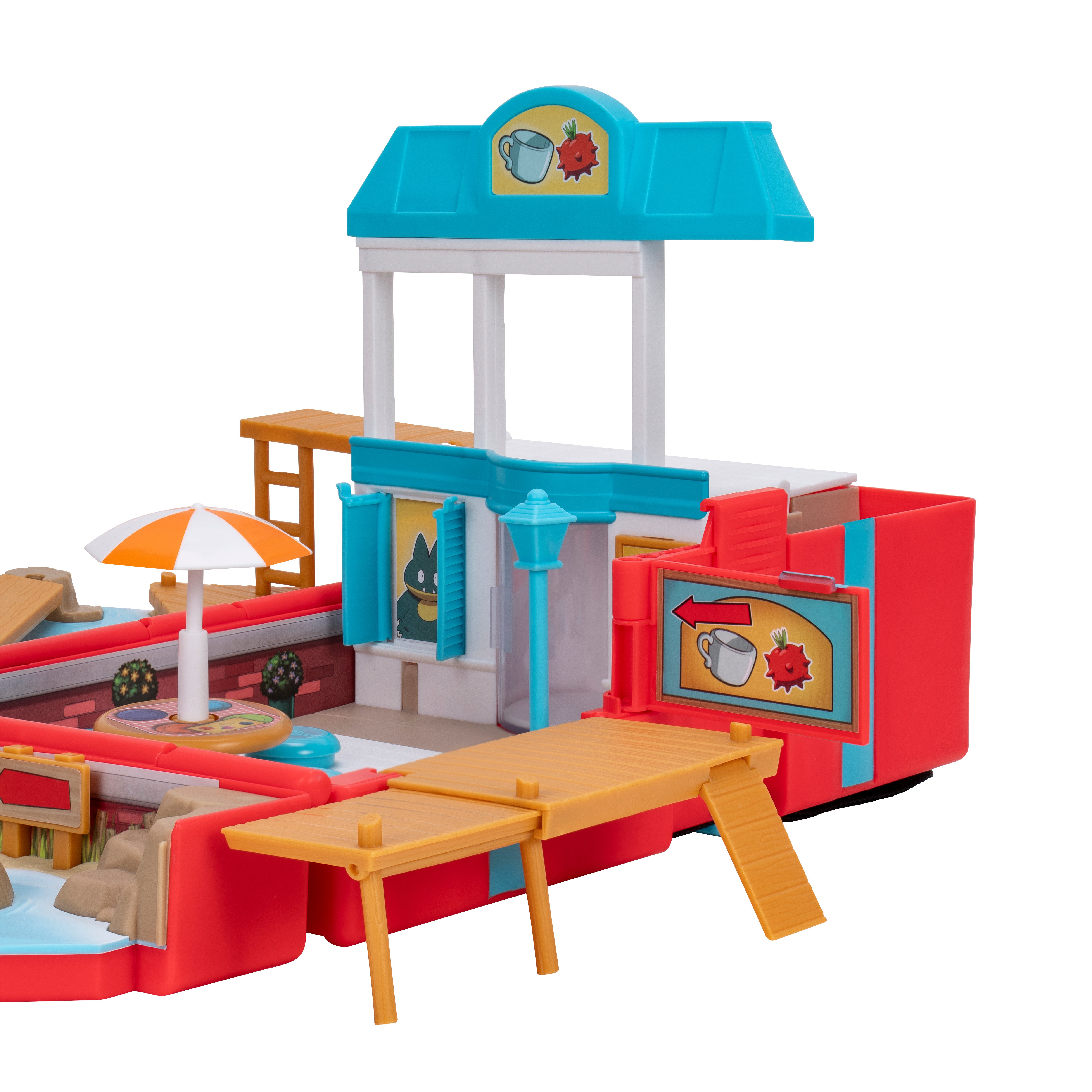 Pokemon Cary Case Beach Battle Playset-Action Figures-Pokemon-191726509004