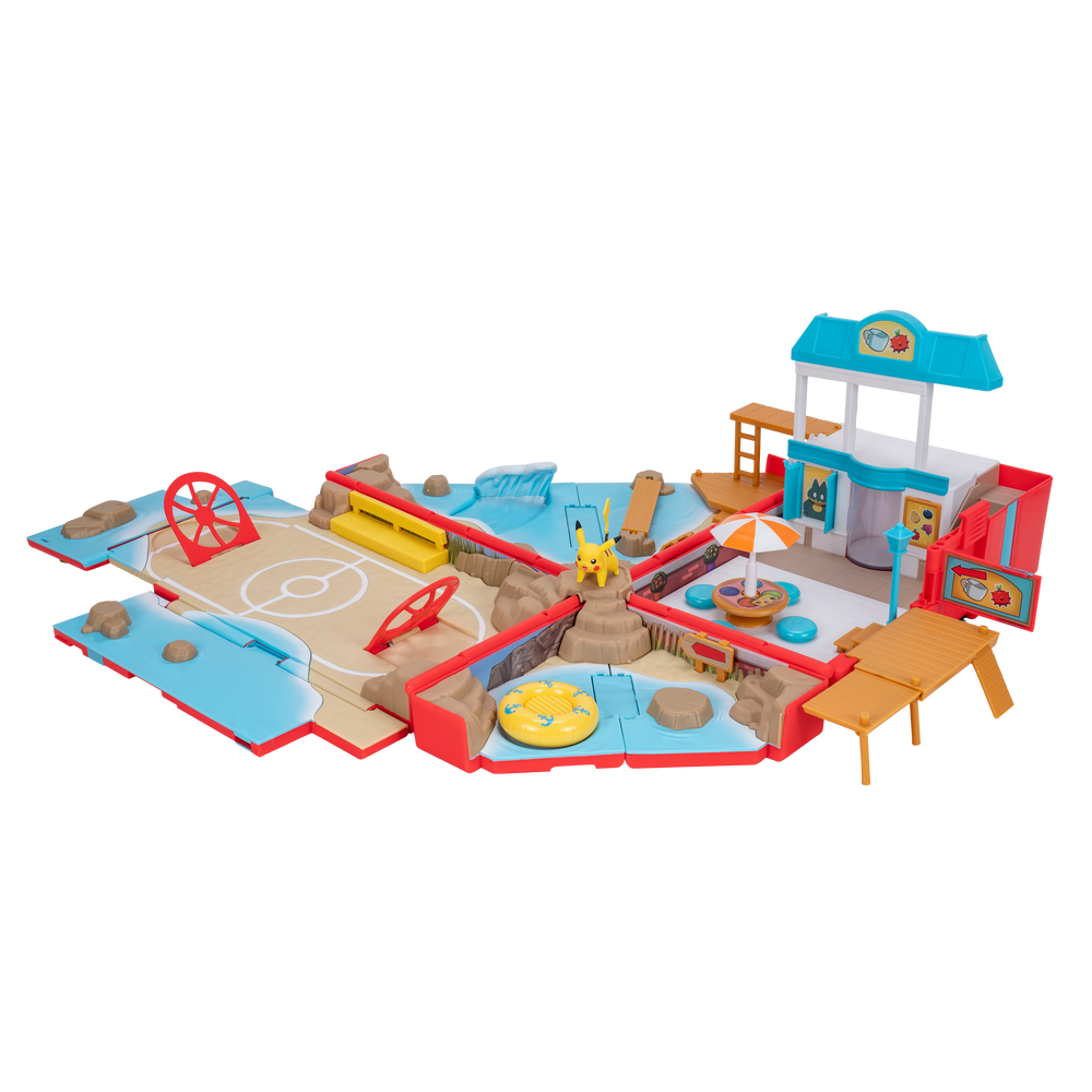 Pokemon Cary Case Beach Battle Playset-Action Figures-Pokemon-191726509004