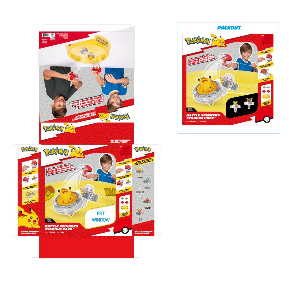 Pokemon Battle Spinner Arena Set-ACTION FIGURES & PLAYSETS-Pokemon-