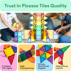 PICASSO MAGNETIC TILES BLDG BLOCKS 100PC