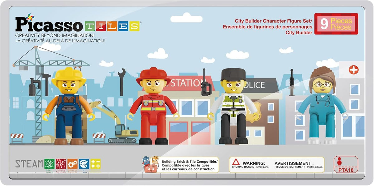PICASSO MANETIC CITY BUILD FIGURES 4PCS