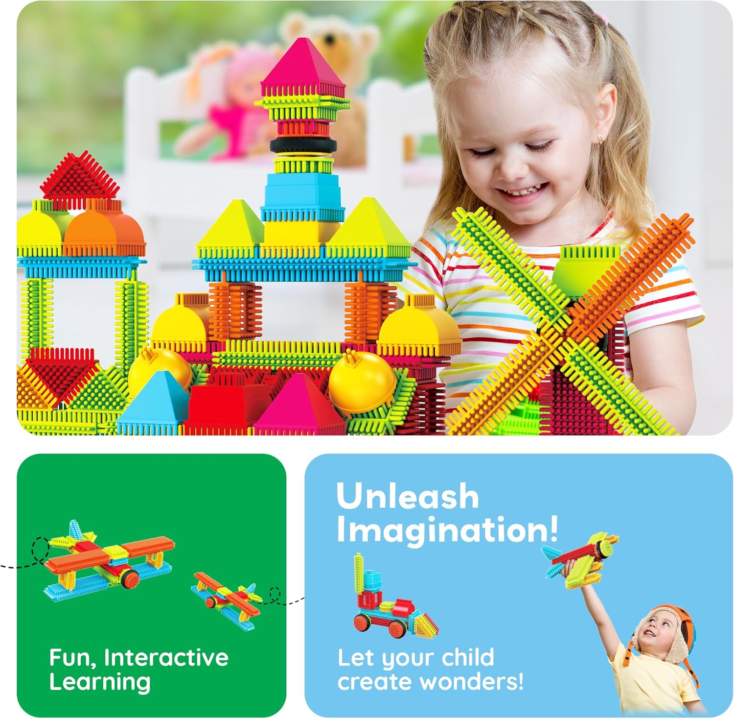 PICASSO MAGNETIC BLOCKS HEDGHOG 120PCS