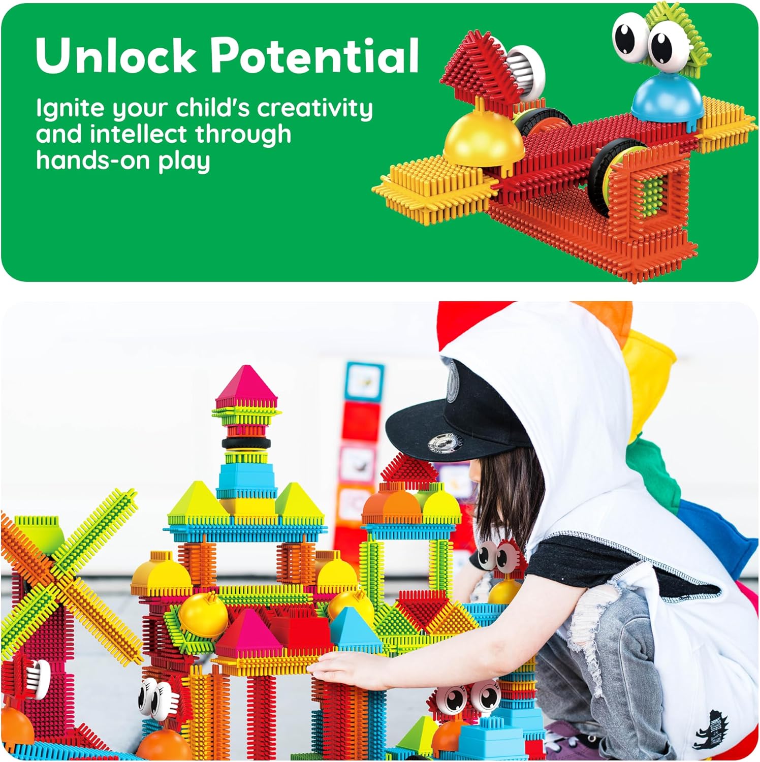 PICASSO MAGNETIC BLOCKS HEDGHOG 120PCS