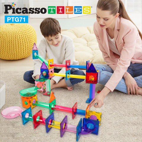 PICASSO MAGNETIC MARBLE RUN 71PCS
