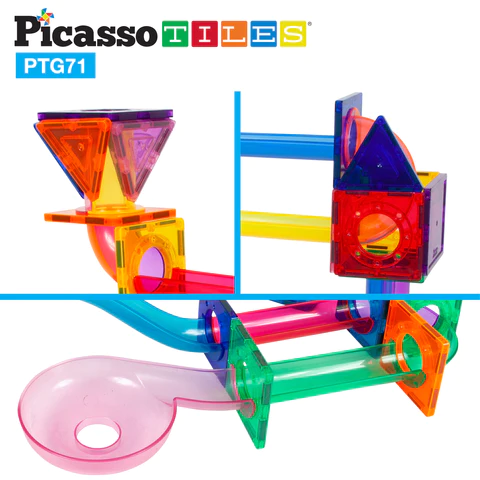 PICASSO MAGNETIC MARBLE RUN 71PCS