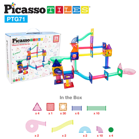 PICASSO MAGNETIC MARBLE RUN 71PCS