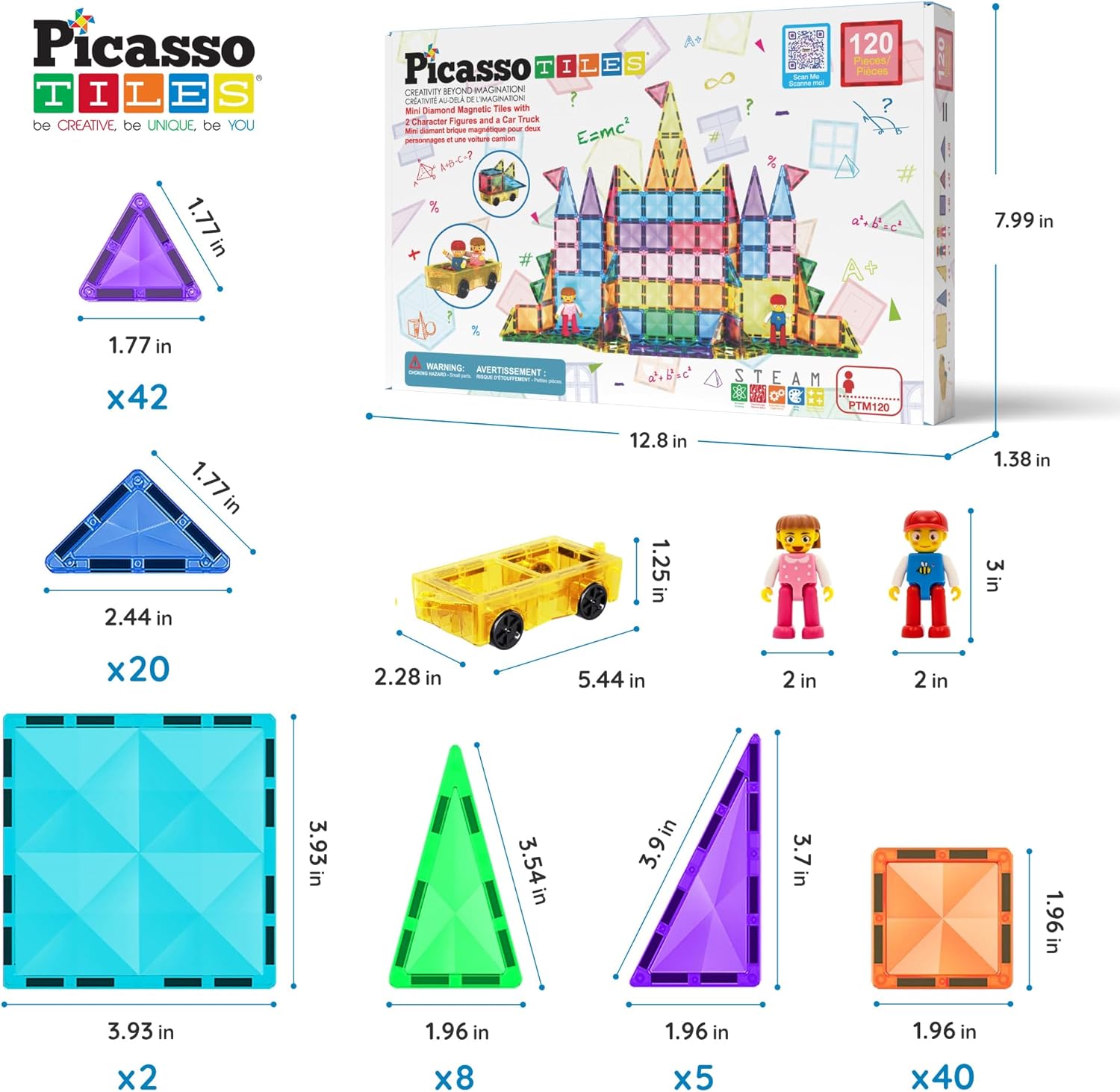 PICASSO MAG. MINI DIAMND CHAR+TRUCK 120P