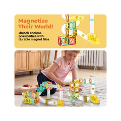 PICASSO MAGNETIC MARBLE RUN LAUNCHR 80PC