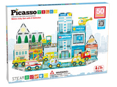 PICASSO MAGNETIC 3D METRO CITY 50PCS