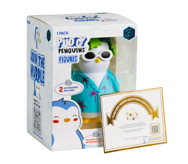 Pp Nft Fig 4.5" 1-Pk W/Access Asst. 4(Assorted - Includes 1)-Animal Figures-Pudgy Penguins-7290117585146