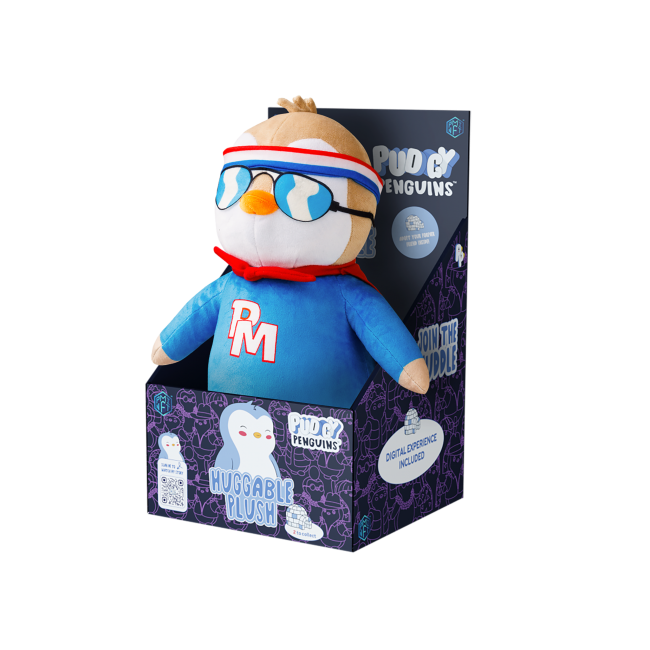 Pp Nft Huggable Plush 11.8" Asst. 4(Assorted - Includes 1)-Animal Figures-Pudgy Penguins-7290117585221