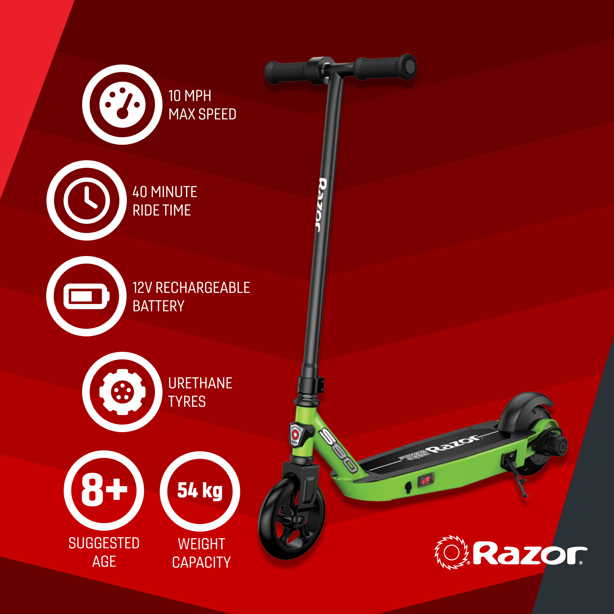 Razor E-Scooter Power Core S80 Green