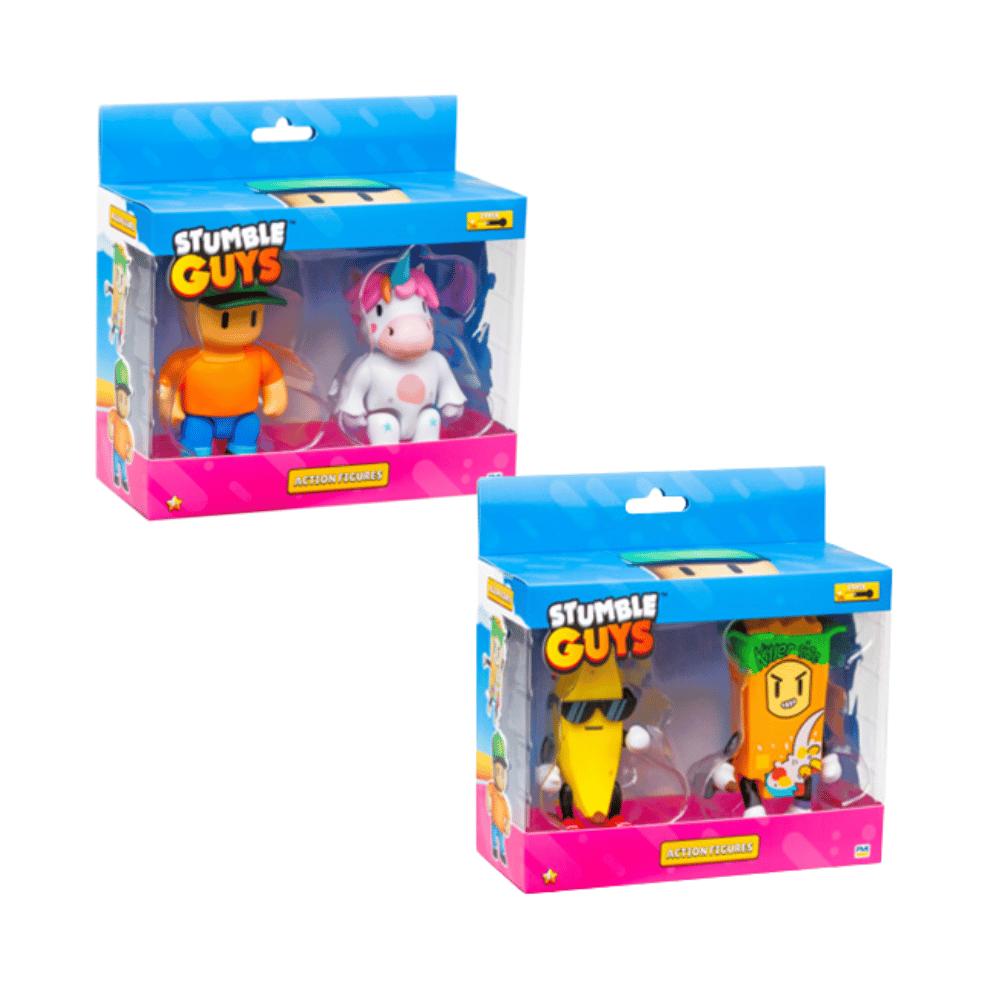 Stumble Guys Action Fig 4.5 2-Pk Asst.(Assorted - Includes 1) by Stumble Guys for kids - figures