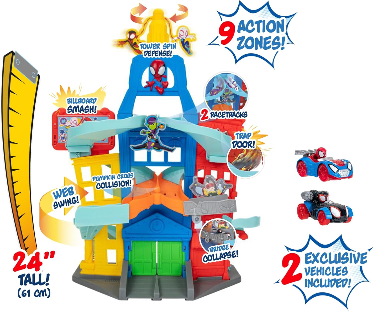 SPIDEY N FRIENDS CITY TRACK SET