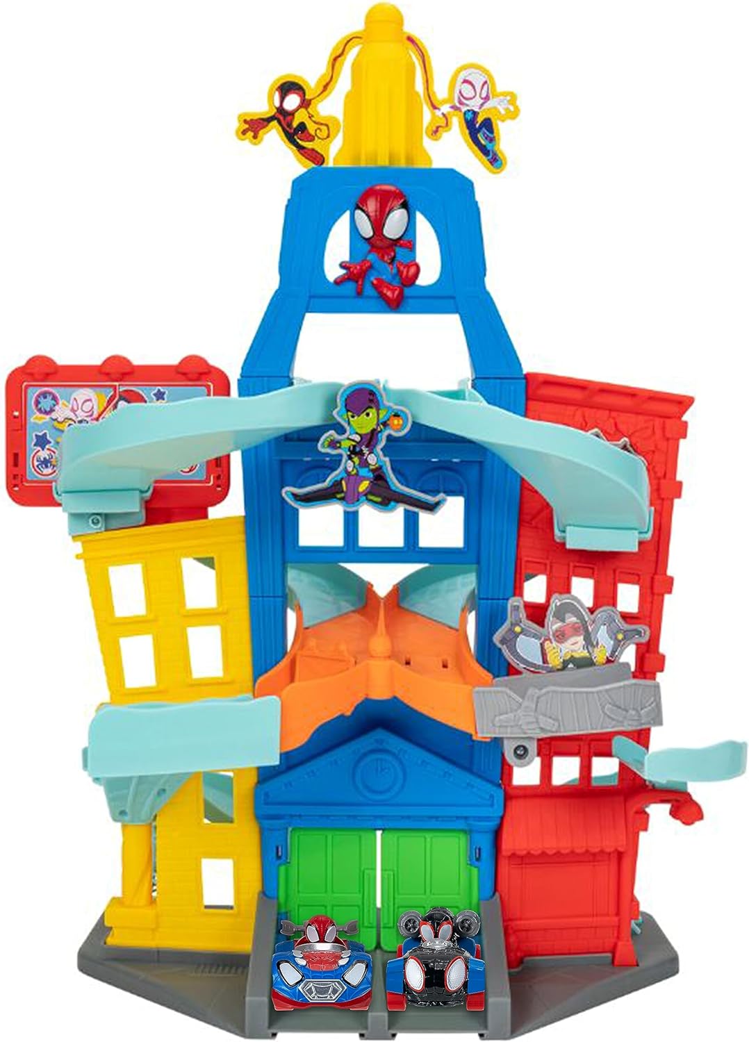 SPIDEY N FRIENDS CITY TRACK SET