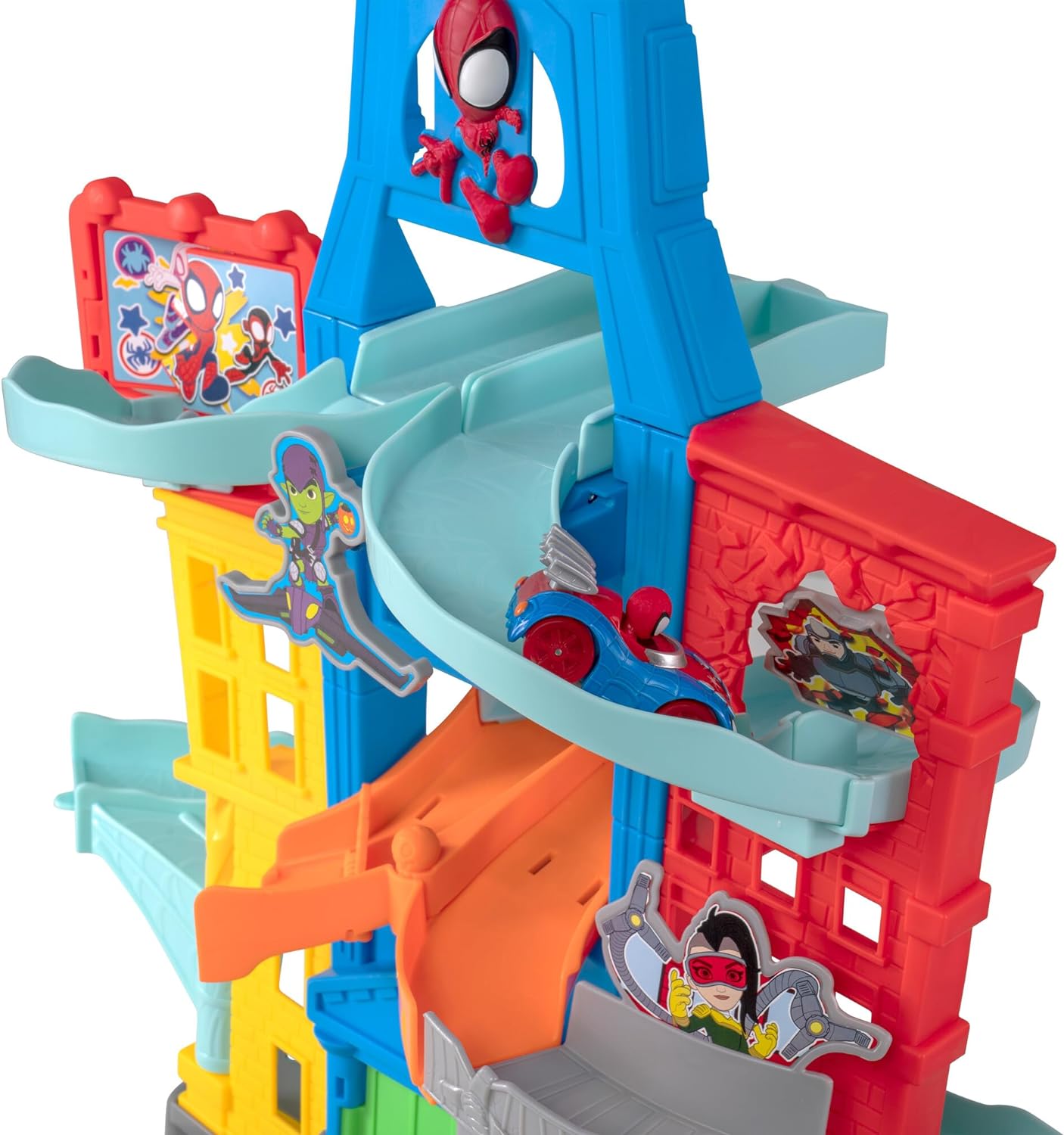 SPIDEY N FRIENDS CITY TRACK SET