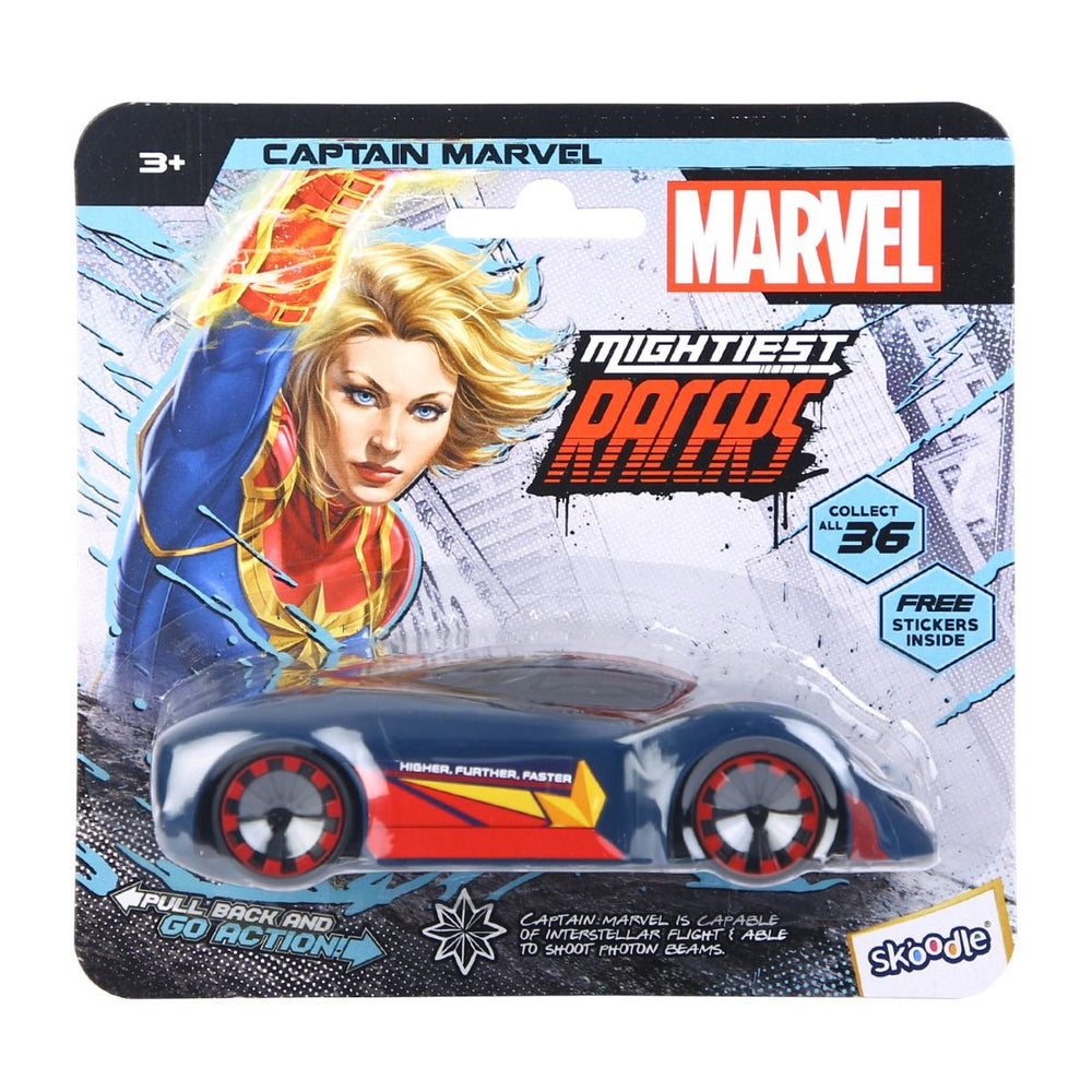 Marvel Mm Racer Capt Marvel-Cars & Vehicles-MONDO-