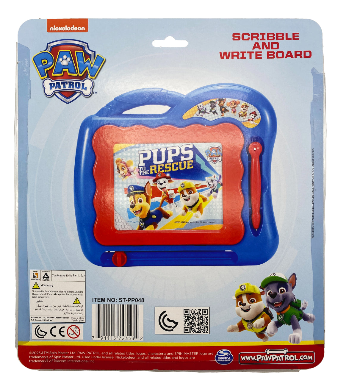 Pawpatrol Scribble & Write Board