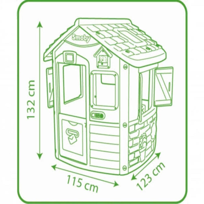 Smoby - Neo Jura Lodge Playhouse-Smoby-3032168105003