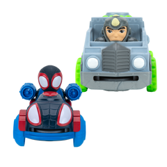 SPIDEY N FRIENDS MILES+RHINO 2PK