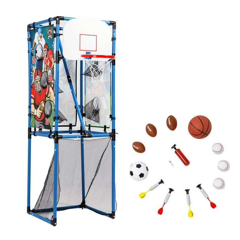 5 In 1 Multi Sports Center
(Basketball/Baseball/Soccer/Football/Darts)-Hostful-4893431659901