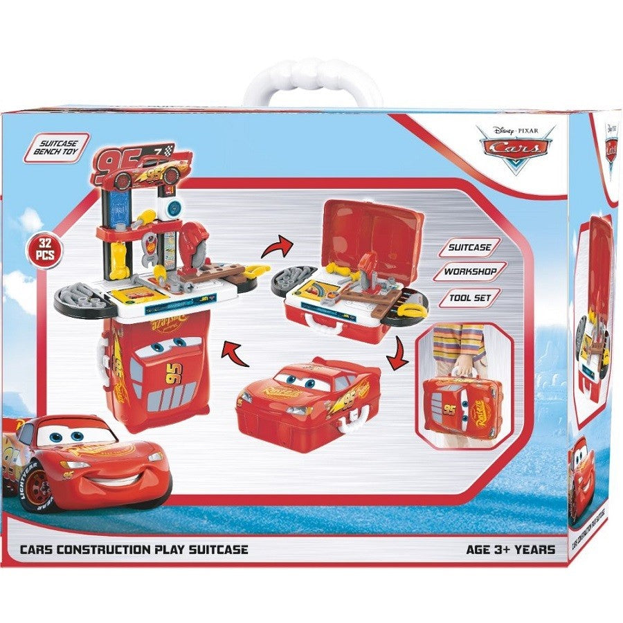 Cars Construction Play Suitcase-ACTION FIGURES & PLAYSETS-JAKKS-6098414287227