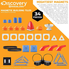 Discovery Toy Magnetic Tiles With Remote Control-DISCOVERY