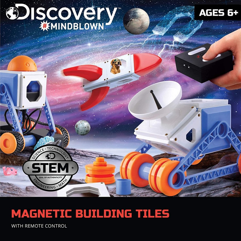 Discovery Toy Magnetic Tiles With Remote Control-DISCOVERY