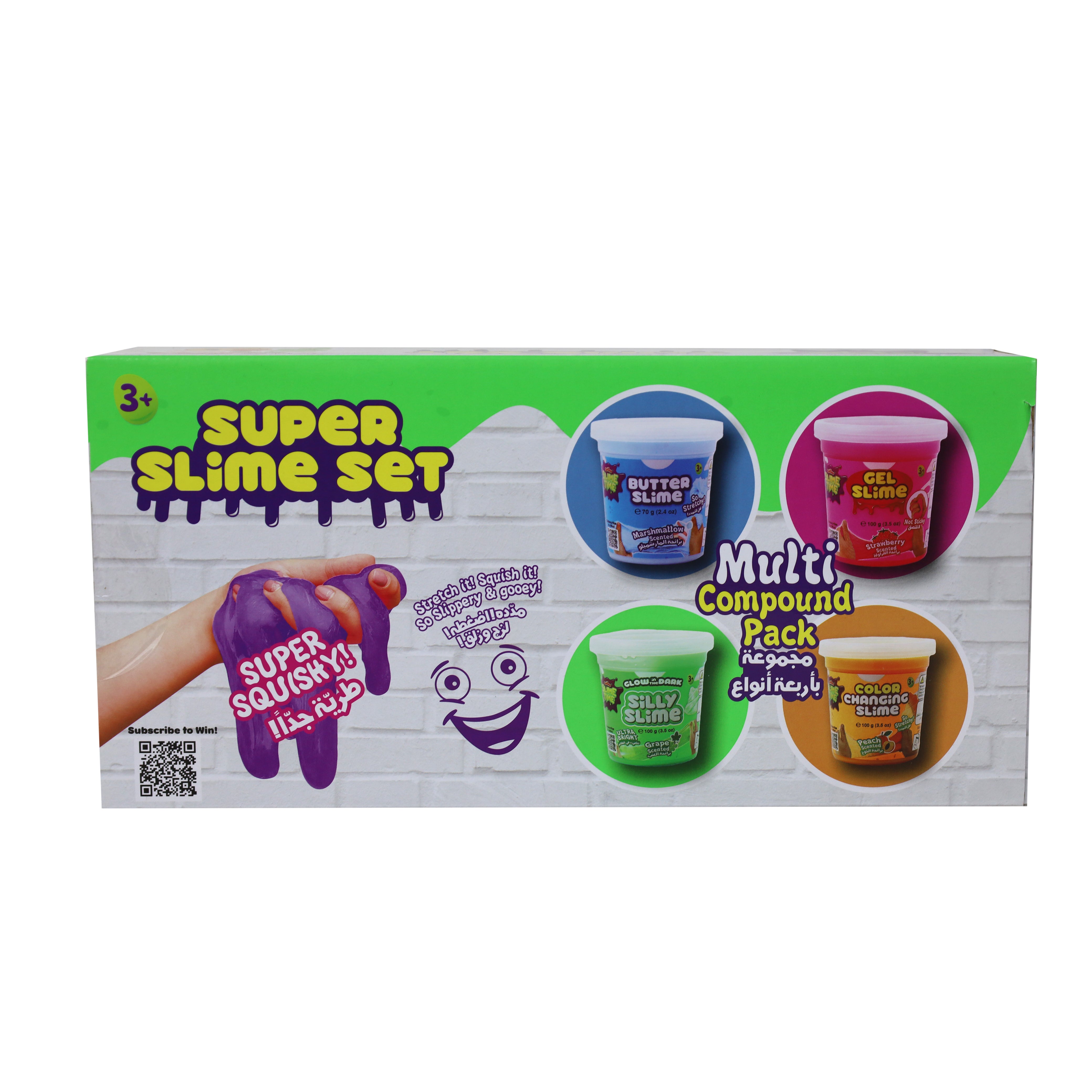SLIMETIME SUPER SLIME SET V2 4CANS