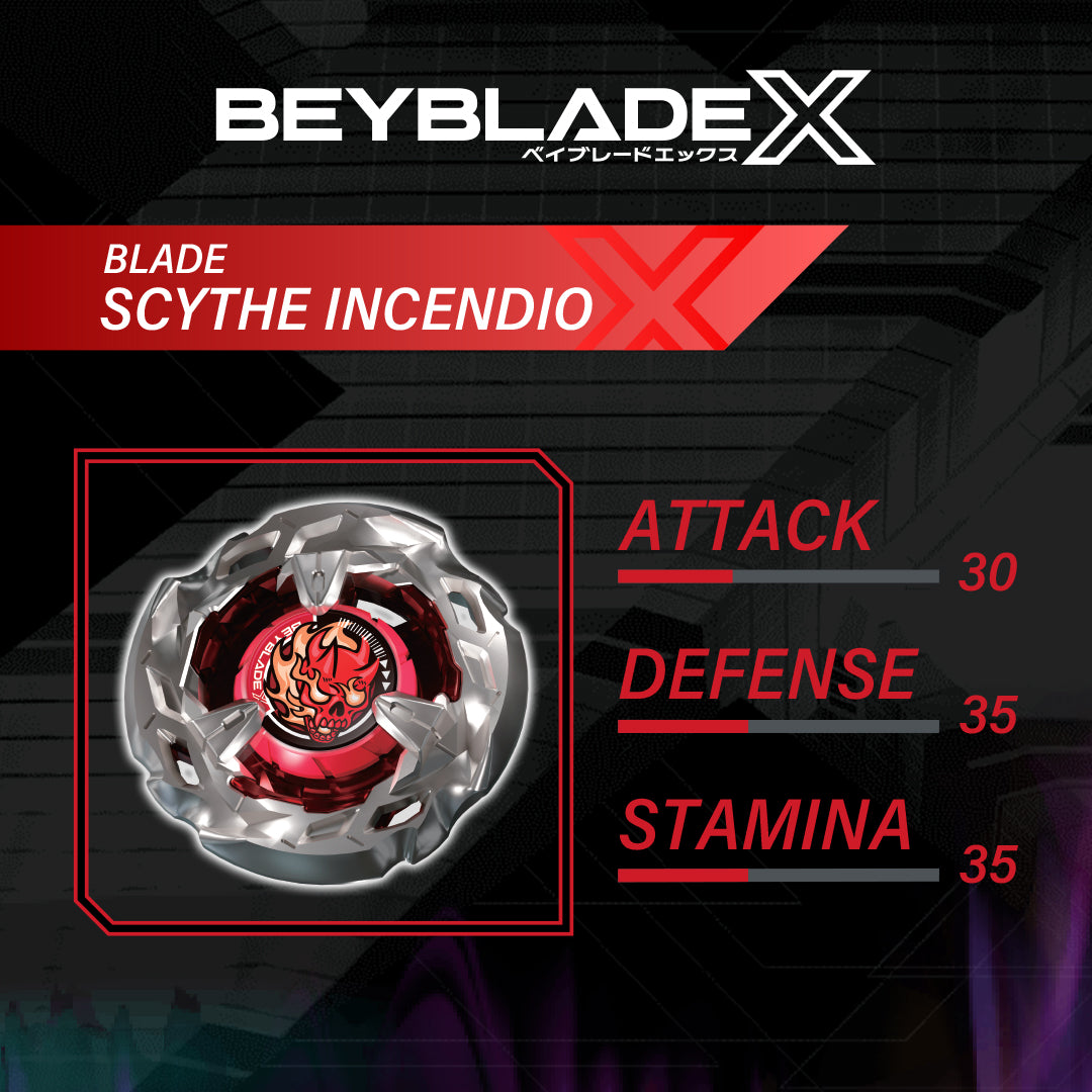 BBLADE X LAUNCHER SCYTHE INCENDIO 4-60T