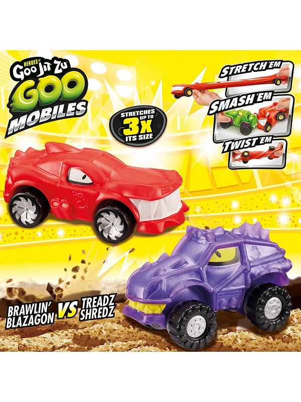 Heros Of Goo Jit Zu Goo Mobiles Versus Smash Pack- Brawlin' Blazagon Vs Treadz Shredz-Goo Jit Zu-630996426753