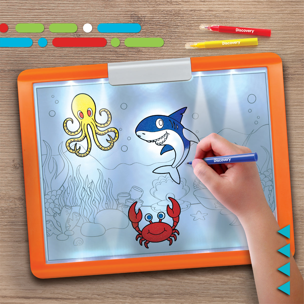 Discovery Kids Tracing Tablet Led - Marker Version-DISCOVERY