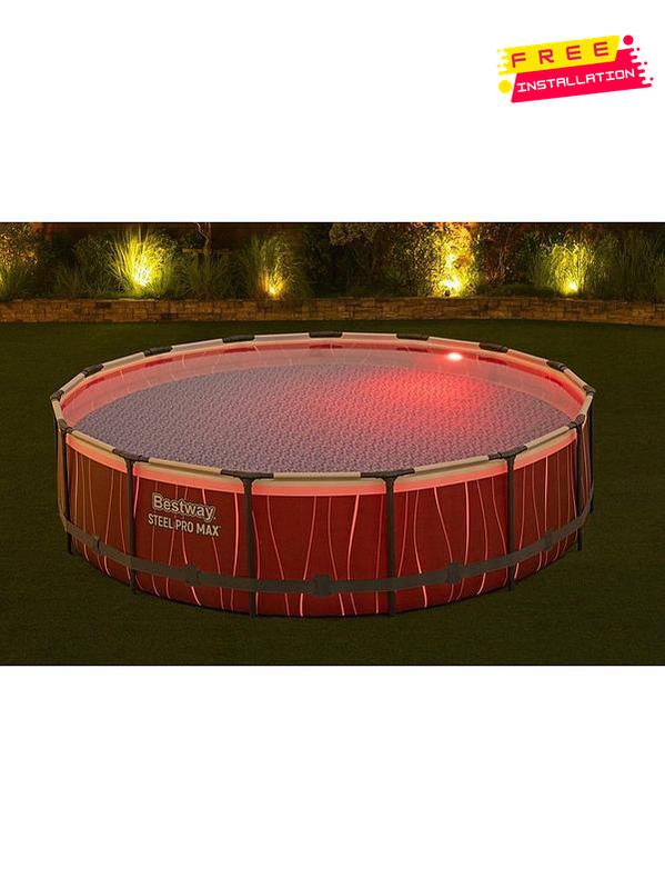 Bestway Poolset Steelpro Max Led 457X107-SWIMMING POOL-Bestway-