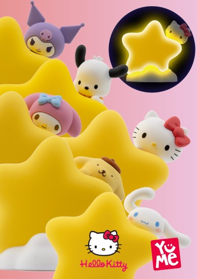 Hello Kitty Light Star B/O 6Asst(Assorted - Includes 1)-Dolls & Accessories-MAXX-