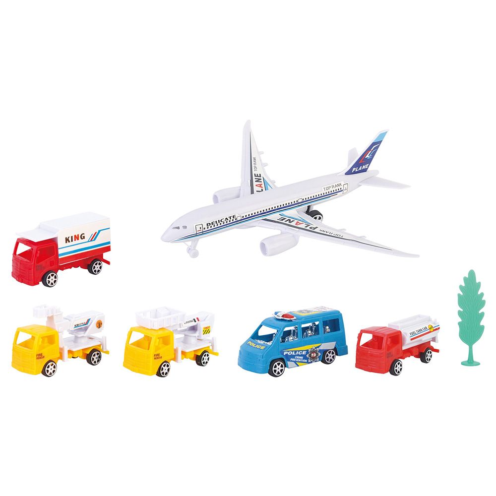 P.Joy Plastic Airport Set-Cars & Vehicles-P.JOY-6291061126028