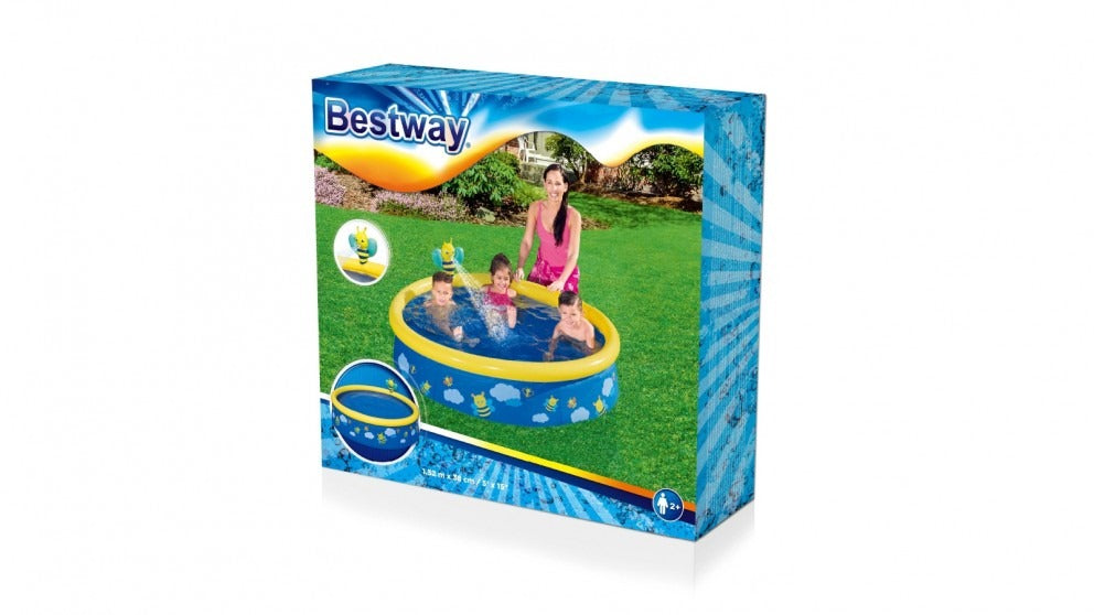 Bestway Fast Set Spray Pool 152X38-Bestway