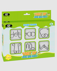 P.Joy Fidget Toy Metal Wire Puzzle 3Asst-FAMILY GAMES-P.JOY-