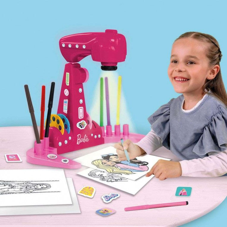 BARBIE PROJECTOR DRAWING SCHOOL