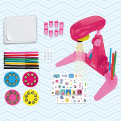 BARBIE PROJECTOR DRAWING SCHOOL