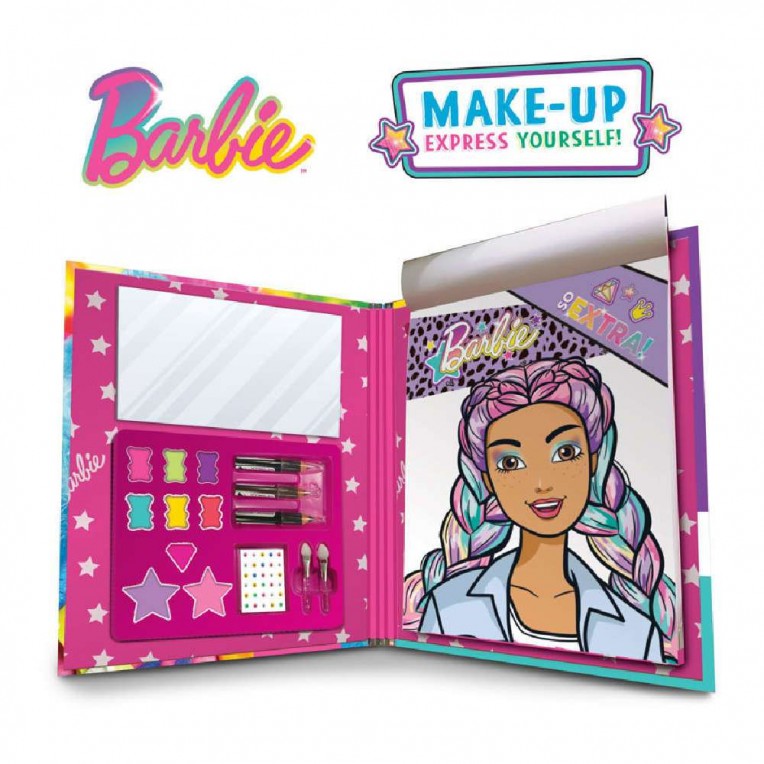 BARBIE SKETCHBOOK MAKE-UP EXPRESS YOURSELF IN DISPLAY