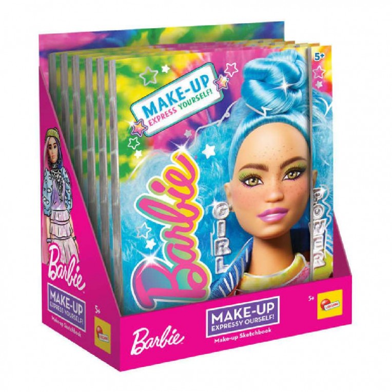 BARBIE SKETCHBOOK MAKE-UP EXPRESS YOURSELF IN DISPLAY
