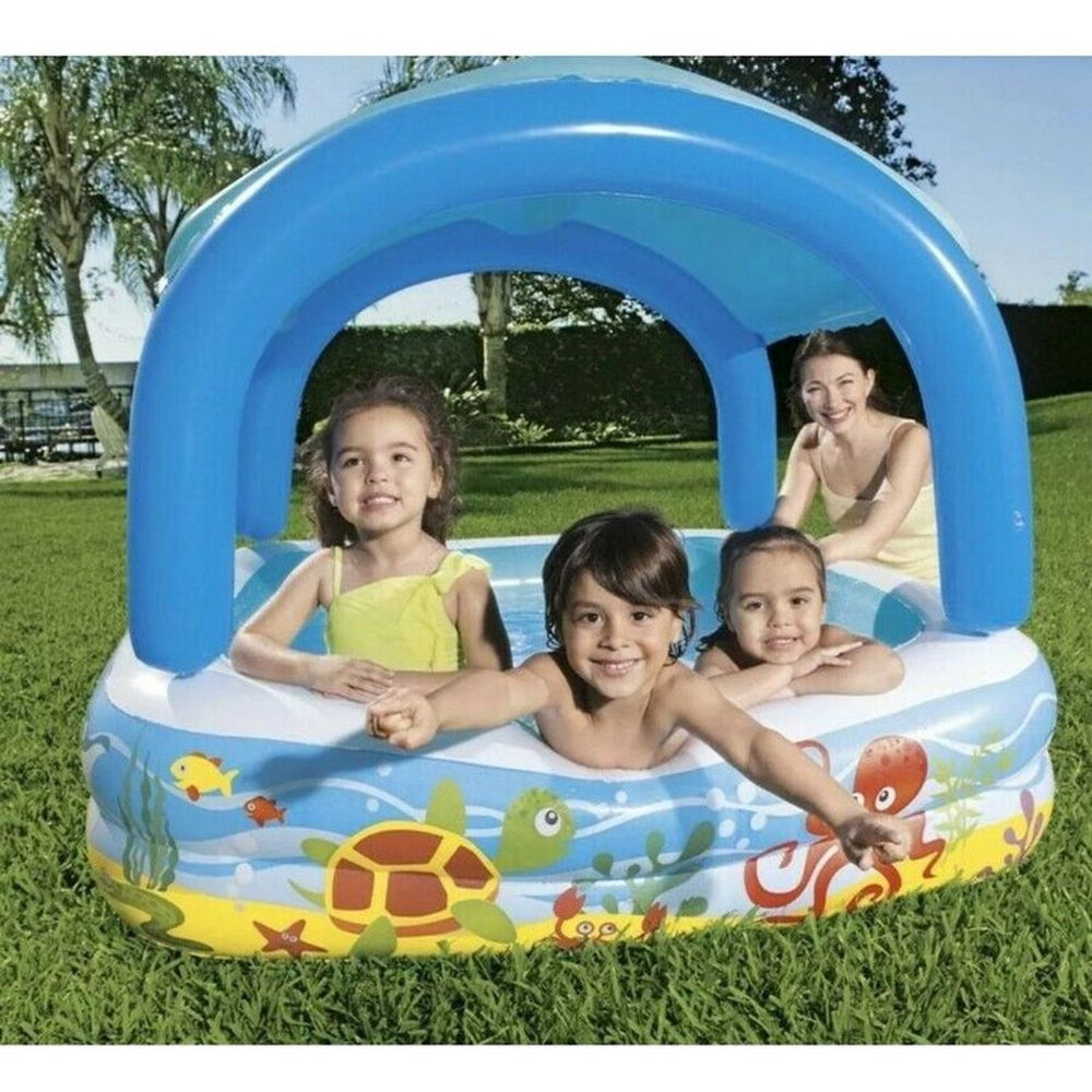 Bestway Play Pool W/ Canopy140X140X114 M.M-Bestway