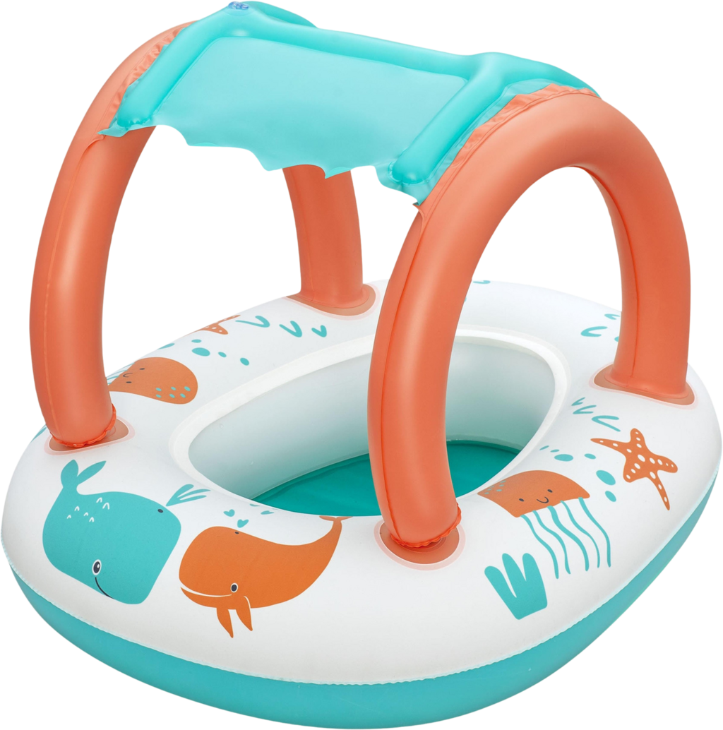 Bestway Uvcare Babyseat Sea Animals 84X67-ACCESSORIES & TUBS-Bestway-