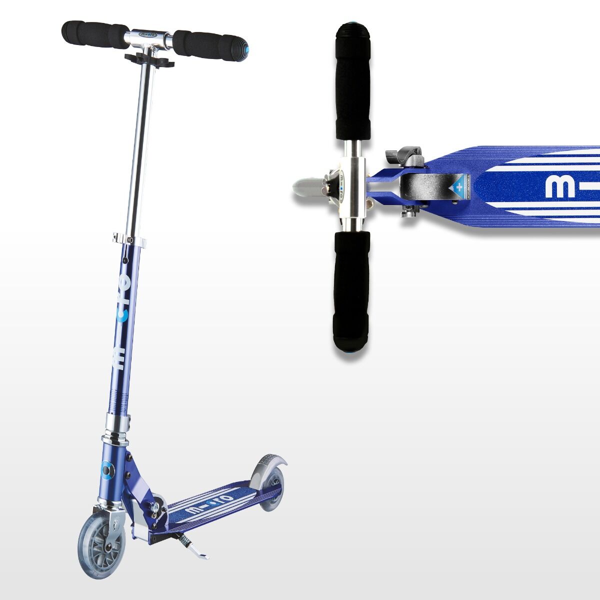 Micro Scooter Sprite( Stripe Blue)-Ride-On & Scooters-Micro-7640170574746