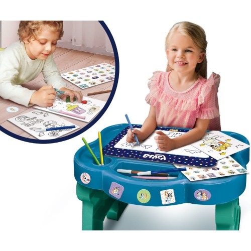 BLUEY CREATIVE  ART DESK
