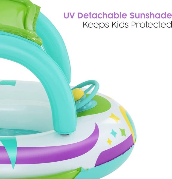 Bestway Space Splash Baby Boat 42X44/1.07Mx-ACCESSORIES & TUBS-Bestway-