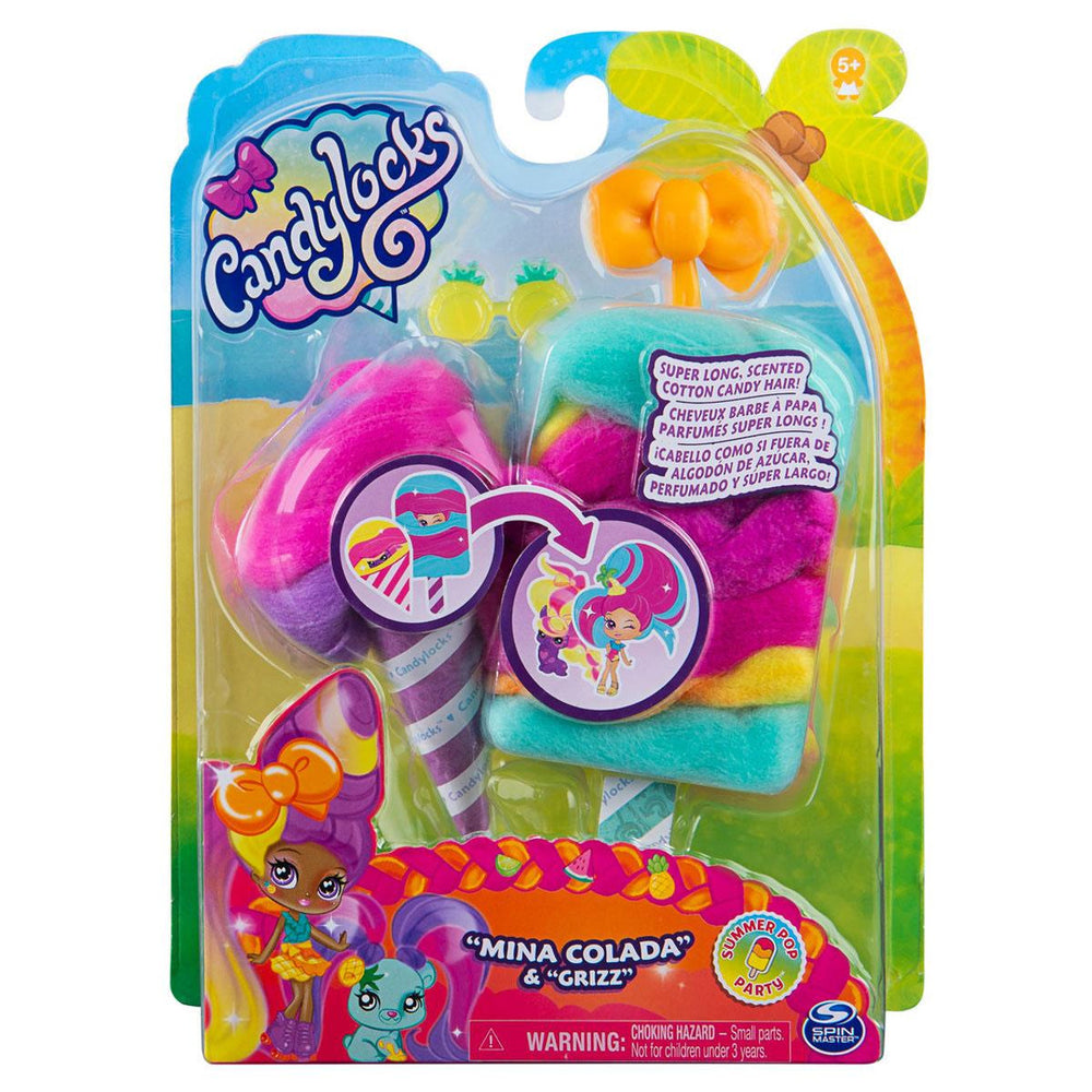 Candylocks Doll + Pet Asst(Assorted - Includes 1) by Candylocks for kids - dolls