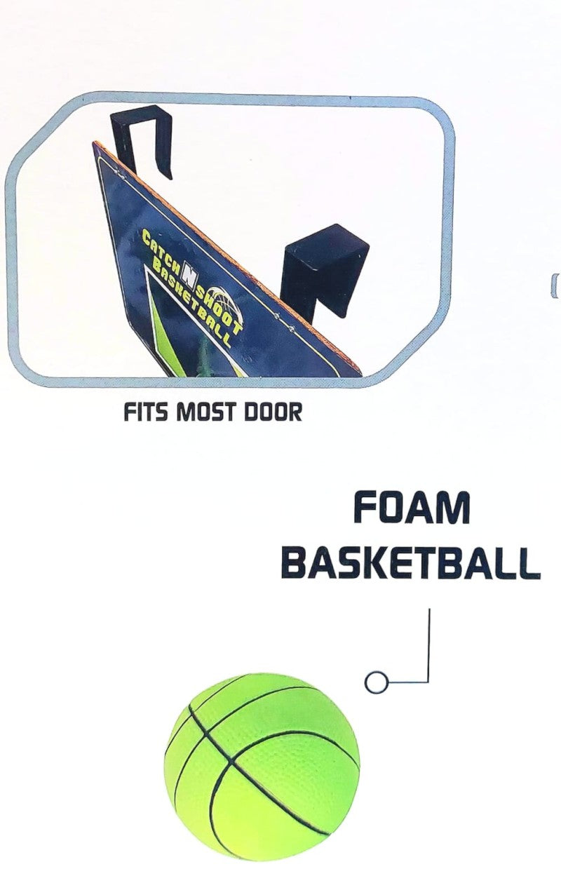 Catch & Shoot Basketball 4 X C Size Batteries Required. ( Battery Not Included )-ACTIVITY GAMES -Hostful-